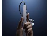 Orico HUB USB-C/USB-A 7 port - USB3.0 x 1, USB2.0 x 6 - YSA2-U3-GY  снимка №5