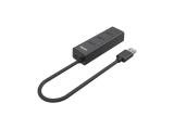 Unitek USB3.0 HUB 4 port, 1.2m cable, aux USB-C power input  снимка №2