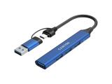 Canyon hub DS-02 4in1 USB-A/C Blue снимка №3 Canyon hub DS-02 4in1 USB-A/C Blue снимка №3