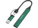 Canyon hub DS-02 4in1 USB-A/C Green, CNS-TDS02GR  снимка №2