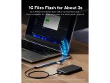 Orico HUB USB-C 5 port - USB3.0 x 1, USB2.0 x 2, USB-C x 2, Aluminium - YSB4-U2-GY снимка №5 Orico HUB USB-C 5 port - USB3.0 x 1, USB2.0 x 2, USB-C x 2, Aluminium - YSB4-U2-GY снимка №5