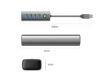 Orico HUB USB3.0 4 port, Aluminium, Grey - PDD4U-U3-015-GY  снимка №2