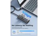 Orico HUB USB3.0 4 port, Aluminium, Grey - PDD4U-U3-015-GY  снимка №5