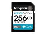 Описание и цена на Memory Card Kingston 256GB Canvas Go! Plus SDXC Class 10, UHS-I, U3, V30 4K UHD SDG4/256GB