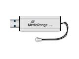 Flash ( флаш памет ) 16GB MediaRange MR915 Black / Silver Флашка ( флаш памет ) MediaRange MR915 Black / Silver