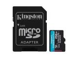 Flash ( флаш памет ) 256GB Kingston Canvas Go! Plus microSDXC A2 U3 V30 Card + Adapter SDCG4/256GB Флашка ( флаш памет ) Kingston Canvas Go! Plus microSDXC A2 U3 V30 Card + Adapter SDCG4/256GB