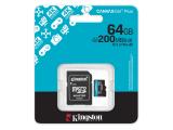 64GB Kingston Canvas Go! Plus microSDXC A2 U3 V30 Card + Adapter снимка №3 Kingston Canvas Go! Plus microSDXC A2 U3 V30 Card + Adapter 64GB снимка №3