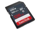 Описание и цена на Memory Card SanDisk 128GB Ultra SDXC Class 10 UHS-I, 100 Mb/s SDSDUNR-128G-GN3IN