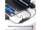 Unitek HUB USB-C 4 port - 4 x USB3.0 Black - Y-3089Z01  снимка №5