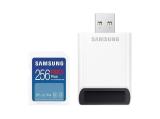 Описание и цена на Memory Card Samsung 256GB PRO Plus, SD Card, UHS-I, U3, V30, USB Reader