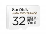 Описание и цена на Memory Card SanDisk 32GB High Endurance microSDHC Class 10 U3 SDSQQNR-032G-GN6IA