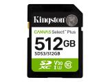 Описание и цена на Memory Card Kingston 512GB Canvas Select Plus SD memory card SD 512GB, SDS3/512GB