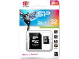 Silicon Power MicroSDHC UHS-I U1 Class 10 + Adapter 32GB снимка №4