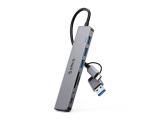 Flash ( флаш памет ) Orico HUB USB3.0/2.0 HUB 8 port USB-C/A - YSA8-U3-GY-BP Флашка ( флаш памет ) Orico HUB USB3.0/2.0 HUB 8 port USB-C/A - YSA8-U3-GY-BP