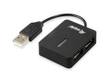 Описание и цена на USB Hub Equip 4-Port USB-A2.0-Hub->4xUSB-A 2.0 Travel Version 480Mbps, 128952