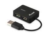 Equip 4-Port USB-A2.0-Hub->4xUSB-A 2.0 Travel Version 480Mbps, 128952  снимка №6