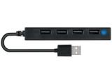 Conceptronic 4-port hub USB-A2.0->4xA2.0 slim without mains. sw, HUBBIES05B снимка №5 Conceptronic 4-port hub USB-A2.0->4xA2.0 slim without mains. sw, HUBBIES05B снимка №5