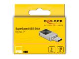DeLock Mini USB 5 Gbps USB-C Memory Stick - Metal Housing, 54085 128GB снимка №5