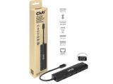 Описание и цена на USB Hub Club 3D USB-C5Gbps 6-in-1 Hub with HDMI 8K30Hz-4K120Hz, 2xUSB Type-A, RJ45 and 2xUSB-C, Data and PD charging 100W