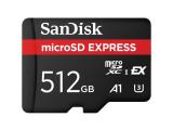 Описание и цена на Memory Card SanDisk 512GB Express MicroSDXC UHS-I U3 A1, SDSQXFN-512G-GN4NN