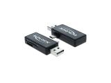 Описание и цена на Card Reader DeLock  Micro USB OTG Card Reader USB micro B + USB A male