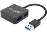 Най-често разглеждани: Manhattan USB HUB 4-port USB 3.0 black