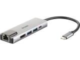 Най-често разглеждани: D-LINK DUB-M520 5-in-1 USB-C Hub with HDMI/USB-PD/GBE retail