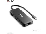 Club 3D USB-C 8in1-hub >DP1.4/HDMI2.0/USB-C/LAN 8K30Hz PD100W retail снимка №5 Club 3D USB-C 8in1-hub >DP1.4/HDMI2.0/USB-C/LAN 8K30Hz PD100W retail снимка №5
