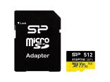 512GB Silicon Power Inspire microSDXC, Class 10 U3 V30 UHS-I A2 SD Adapter SP512GBSTXLA2V1NSP снимка №2 Silicon Power Inspire microSDXC, Class 10 U3 V30 UHS-I A2 SD Adapter SP512GBSTXLA2V1NSP 512GB снимка №2
