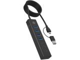 Описание и цена на USB Hub ICY BOX Hub 7-Port IB-HUB1737-C3 USB 3.2 Type-C/Type-A