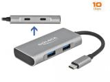 DeLock HUB USB 3.2Gen2 Type-C 2xType-A Bu 2xType-C Bu external, 63260 снимка №2 DeLock HUB USB 3.2Gen2 Type-C 2xType-A Bu 2xType-C Bu external, 63260 снимка №2