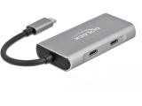 DeLock HUB USB 3.2Gen2 Type-C 2xType-A Bu 2xType-C Bu external, 63260 снимка №4 DeLock HUB USB 3.2Gen2 Type-C 2xType-A Bu 2xType-C Bu external, 63260 снимка №4