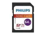 Описание и цена на Memory Card Philips 64GB SDXC Class 10 UHS-I U1 V10, FM64SD55B/00