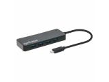 Описание и цена на USB Hub Manhattan 7-Port USB Hub C-Male A-Female 5Gbit/s Black 168410
