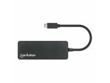 Manhattan 7-Port USB Hub C-Male A-Female 5Gbit/s Black 168410  снимка №3
