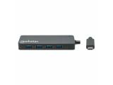 Manhattan 7-Port USB Hub C-Male A-Female 5Gbit/s Black 168410  снимка №5