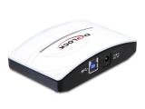 DeLock USB-HUB 4-Port USB3.0, white, with external power supply, 61762 снимка №2 DeLock USB-HUB 4-Port USB3.0, white, with external power supply, 61762 снимка №2
