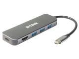 Flash ( флаш памет ) D-LINK 5-in-1 USB-C Hub with HDMI/Power Delivery DUB-2333 Флашка ( флаш памет ) D-LINK 5-in-1 USB-C Hub with HDMI/Power Delivery DUB-2333