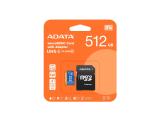 512GB ADATA Premier microSDXC UHS-I Class10 V10 A1, AUSDX512GUICL10A1-RA1 снимка №2 ADATA Premier microSDXC UHS-I Class10 V10 A1, AUSDX512GUICL10A1-RA1 512GB снимка №2