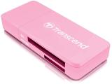 Описание и цена на Card Reader Transcend  Card Reader F5 USB3.0 SD/microSD pink, TS-RDF5R