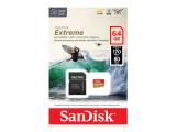 64GB SanDisk Extreme MicroSDXC U3 V3 A2 incl. Adapter снимка №3 SanDisk Extreme MicroSDXC U3 V3 A2 incl. Adapter 64GB снимка №3