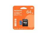 64GB ADATA Premier microSDXC UHS-I Class10 AUSDX64GUICL10A1-RA1 снимка №2 ADATA Premier microSDXC UHS-I Class10 AUSDX64GUICL10A1-RA1 64GB снимка №2