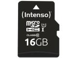 Описание и цена на Memory Card Intenso 16GB microSDXC UHS-I Premium 45MB/s +Adapter, 3423470