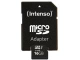 Intenso microSDXC UHS-I Premium 45MB/s +Adapter, 3423470 16GB снимка №3