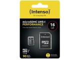 16GB Intenso SDHC 16GB UHS-I Class 10, U1 inkl. SD-Adapter снимка №2 Intenso SDHC 16GB UHS-I Class 10, U1 inkl. SD-Adapter 16GB снимка №2