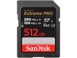 Описание и цена на Memory Card SanDisk 512GB Extreme PRO V60 UHS-II SDXC SDSDXEP-512G-GN4IN