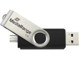 8GB MediaRange MR930-2 USB combo flash drive with micro USB (OTG) plug снимка №2 MediaRange MR930-2 USB combo flash drive with micro USB (OTG) plug 8GB снимка №2