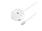 Описание и цена на USB Hub Orico HUB USB3.1 Type-C 4 port - 4 x USB3.0 White, Audio/Mic x 1 - YS4-C3-03-WH-BP