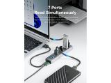 Orico USB3.0 HUB 7 port Black - CL7U-U3-10-GY-BP снимка №5 Orico USB3.0 HUB 7 port Black - CL7U-U3-10-GY-BP снимка №5