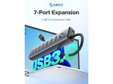 Orico USB3.0 HUB 7 port Black - CL7U-U3-10-GY-BP снимка №6 Orico USB3.0 HUB 7 port Black - CL7U-U3-10-GY-BP снимка №6